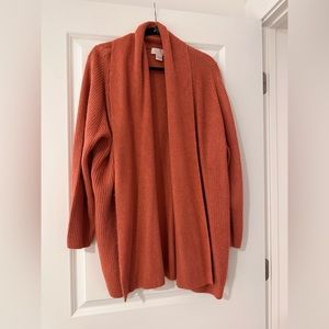 Rachel Parcell Mauve Knit Cardigan Sweater